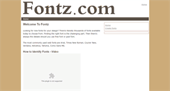 Desktop Screenshot of fontz.com